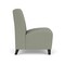 Lesro Siena Lounge Reception Armless Guest Chair, Black, OH Eucalyptus Upholstery SN1102 - alternate 3